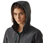 Regatta TRA740 Women's Ada Grey/Black Stretch Softshell Jacket (2L)