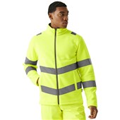 Regatta TRF648 Pro Contract Thor Yellow Hi Vis Fleece Jacket