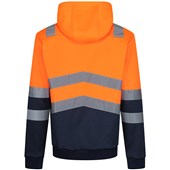 Regatta TRF663 Pro Orange/Navy Two Tone Hi Vis Hoodie