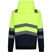 Regatta TRF663 Pro Yellow/Navy Two Tone Hi Vis Hoodie