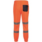 Regatta TRJ503 Pro Orange/Navy Two Tone Hi Vis Jogging Bottoms