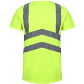 Regatta TRS194 Pro Yellow/Navy Two Tone Hi Vis T-Shirt