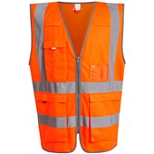 Regatta TRS251 Pro Orange Zipped Hi Vis Executive Vest