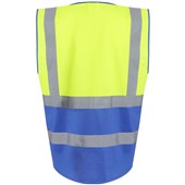 Regatta TRS251 Pro Two Tone Zipped Hi Vis Executive Vest