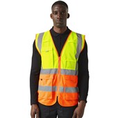 Regatta TRS251 Pro Two Tone Zipped Hi Vis Executive Vest