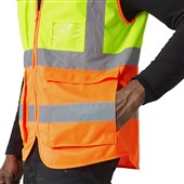 Regatta TRS251 Pro Two Tone Zipped Hi Vis Executive Vest