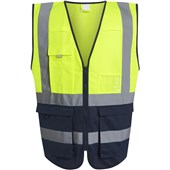 Regatta TRS251 Pro Two Tone Zipped Hi Vis Executive Vest