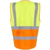 Regatta TRS251 Pro Two Tone Zipped Hi Vis Executive Vest