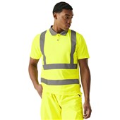 Regatta TRS271 Pro Contract Yellow Hi Vis Polo Shirt