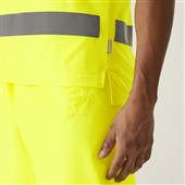 Regatta TRS271 Pro Contract Yellow Hi Vis Polo Shirt