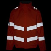 Regatta TRW457 Pro Contract Dover Orange Waterproof Padded Fleece Lined Hi Vis Jacket