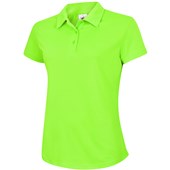 Uneek UC126 Ladies Breathable Ultra Cool Polo Shirt 140g