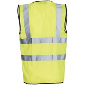 Yellow Hi Vis Vest - Fully Conforms EN ISO 20471 Class 2