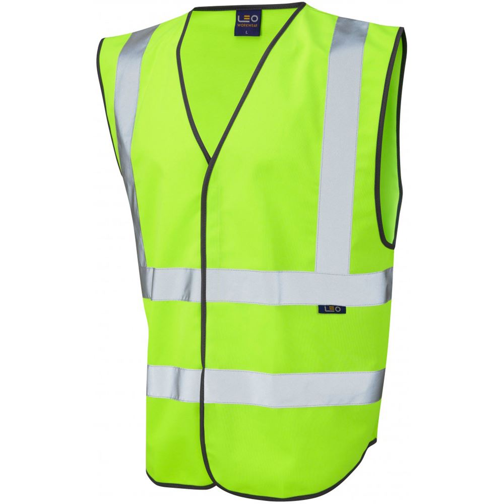 Leo Workwear Pilton Coloured Reflective Vest | Safetec Direct