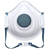 Portwest P211 Strap & Clip FFP2 Valved Dolomite Moulded Disposable Masks (Pack 10) Portwest P211 Strap & Clip FFP2 Valved Dolomite Moulded Disposable Masks (Pack 10)