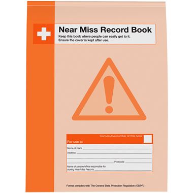Near Miss Record Book A4