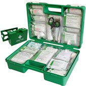 Deluxe BS8599-1 Workplace First Aid Kit with Wall Mounted Bracket (Large)