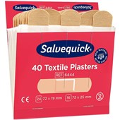 Cederroth Salvequick Plaster Refill Pack (Fabric - 6 x 40 Plasters)